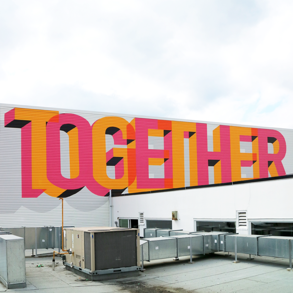 Ben Johnston is the kind of person everyone could get some inspiration from whether in creativity, travel, community connection, or all around general do-what-makes-you-happy life practices. Since painting his 2018 “TOGETHER” mural in Strathcona with VMF, his unique typography and lettering work has taken him around the world and continues to turn heads. We can’t wait to see what he brings to more public spaces.