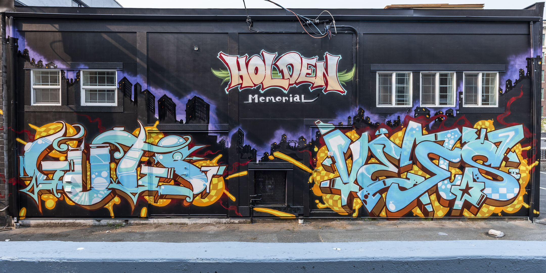 Brunch Club Feat. The Holden Courage Graffiti Jam at Vancouver Mural Festival's Pop-Up Patio