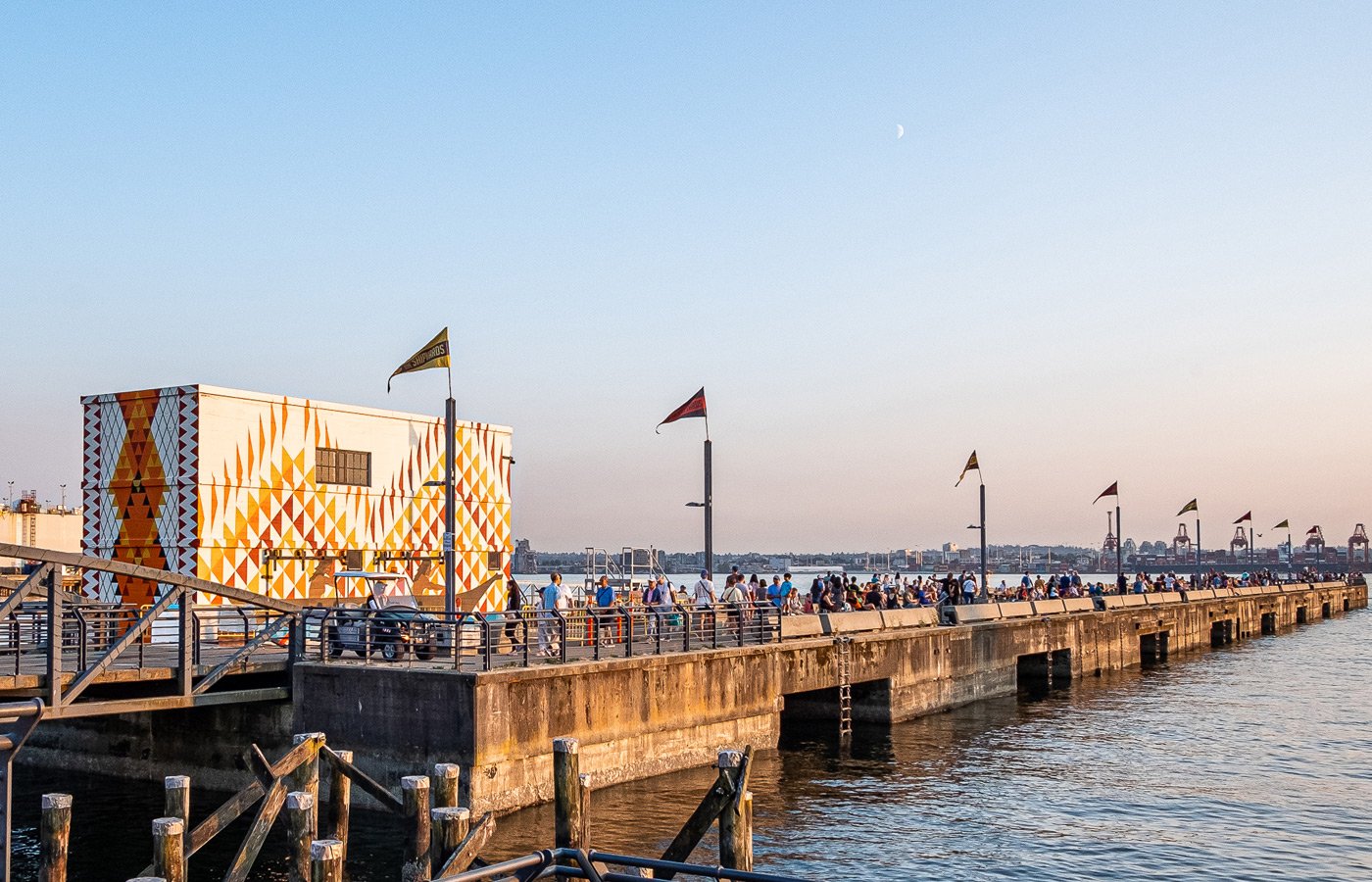 Blanketing The City V - North shore mural by Indigenous artists